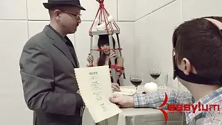 猫，然后舔荡妇sm观看色情的母狗性成员，请